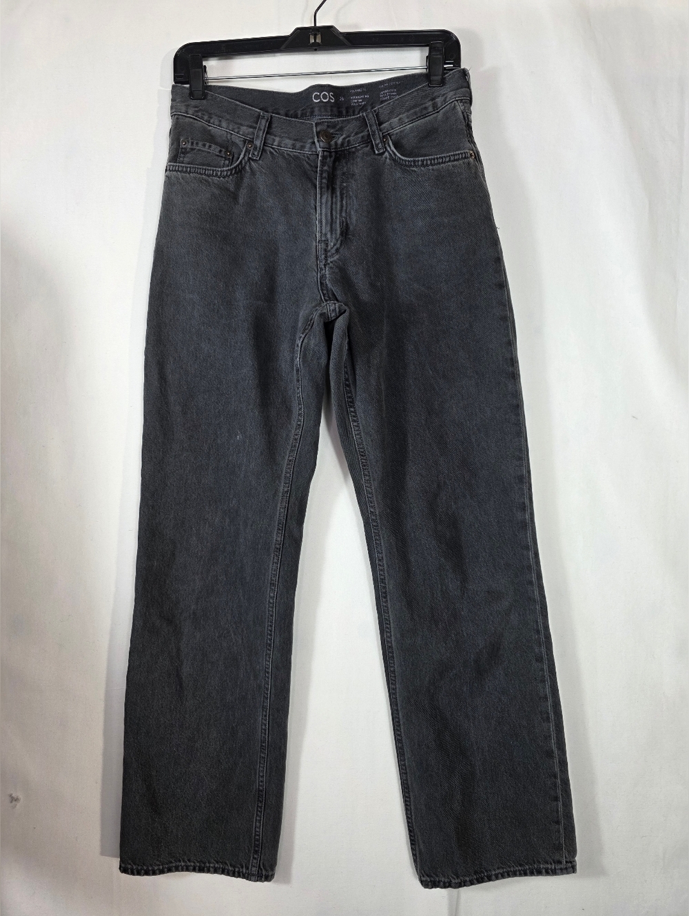 COS Straight-Leg relaxed fit Jeans in Charcoal